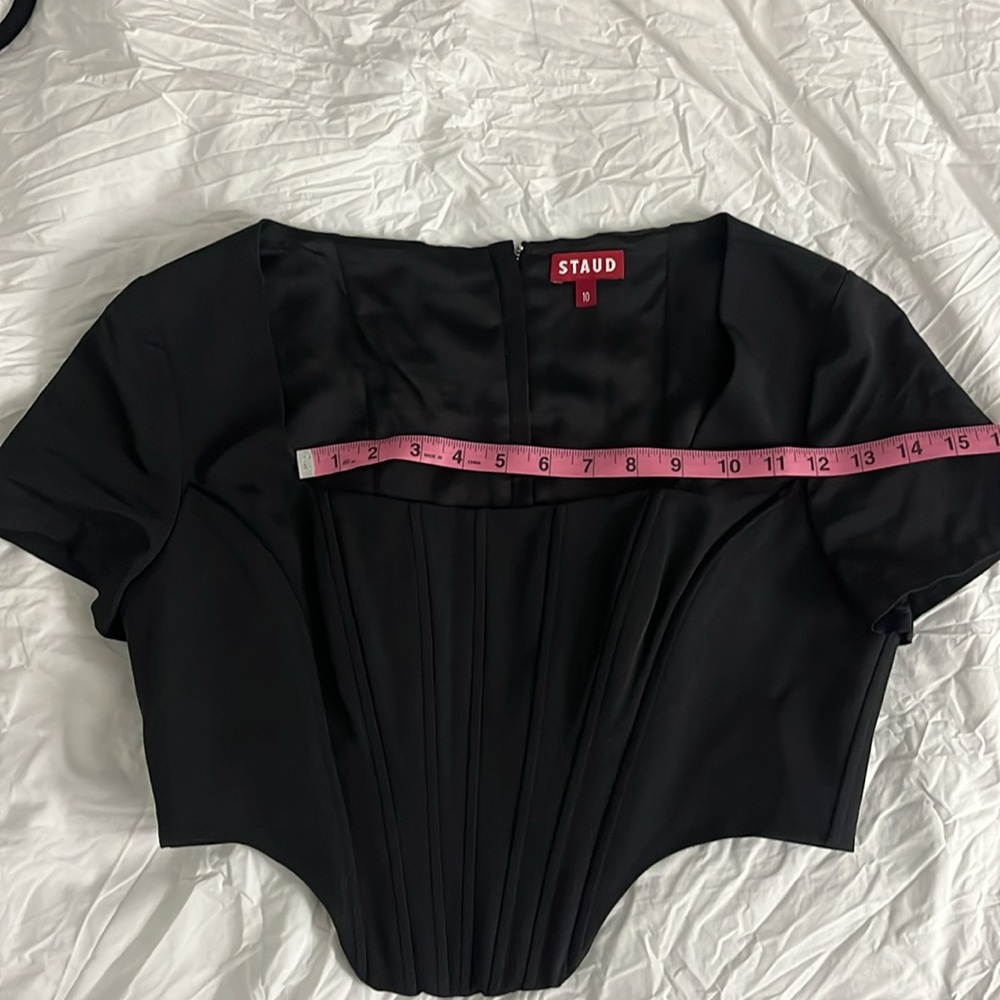 STAUD Black Crop Top - Picture 6 of 8